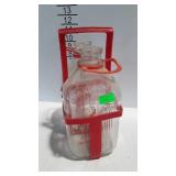 Poly Dairy bottle carrier with 2 half gallon