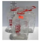 3 Half gallon dairy bottles - Frey