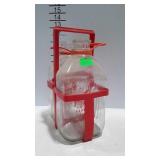 Poly Dairy bottle carrier with 2 half gallon