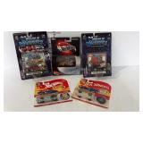 5 Toy carded cars- Hot Wheels, and Muscle Machines