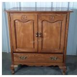 Modern oak TV Armoire Center. 36w x 40 high