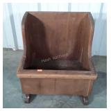 Cradle Storage Bin. Nice Early yellow pine made.