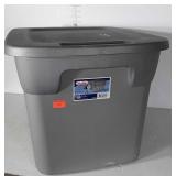 Sterlite 18 gallon Storage Tote. Grey