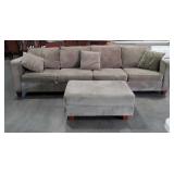 Sectional Sofa with ottoman, 2 PC having two 2