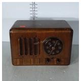 Vintage General Electric Radio, waterfalls case,