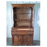 Temple Stuart, 36" maple China Hutch, step back 2