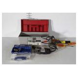 Dremel Tool with few bits, misc screw drivers,