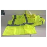 Neon yellow vest and jacket