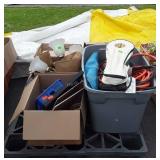 Skid lot, includes light fixtures, air hose,