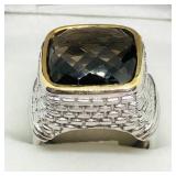 Brass Smokey Topaz(7.9ct) Men