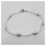 Silver Cubic Zirconia Bracelet