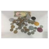 Foreign coin lot