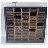 Organizer of crafting beads, earring findings,