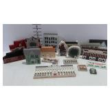18-pcs The Cats Meow wooden village houses &