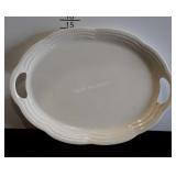 Oval ceramic turkey platter - 21 x 15"