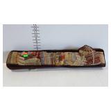 Needlepoint door draft pillow