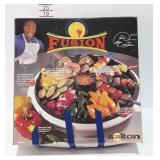 George Foreman Fusion grill with box, tested and