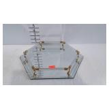 Mirrored dresser tray