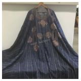 African print poll over cloak