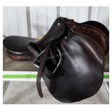 Barnaby English Saddle. Complete with stirrups