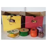Vintage Ribbon and Thread lot