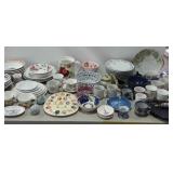Home Goods lot, includes plates, bowls serving