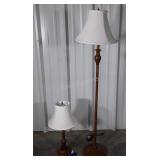 Lamps Set, matching floor and one Table Lamp