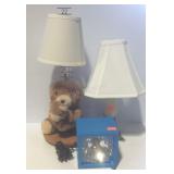 Decor - Strobe light box, vanity lamp with cloth