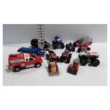 Toys -monster trucks, emergency vehicles, & Disney