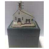 Colonial Williamsburg ceramic village house with