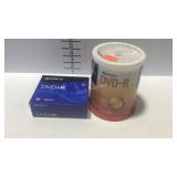 Sony DVD-R discs - 1 pack of 100, and 1 pack of 10