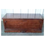 Lane cedar Blanket chest, the feet have been cut
