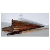 Bamboo Wall Picket holder with small trouble