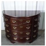 Mahogany wall Console cabinet, having 4 center