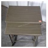 Nest of 2 painted Side Tables