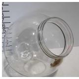 Glass counter jar - no lid