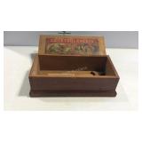 Toy wooden tool chest with saw & square - Elite