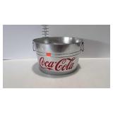 Galvanized Coca-Cola tub for cooling your drinks