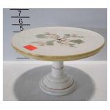 Vintage glass cake stand