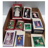 10 Hallmark Keepsake Barbie ornaments with boxes
