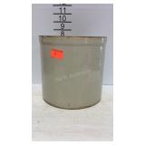 1 Gallon stoneware crock, white