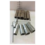 String of water valve sockets