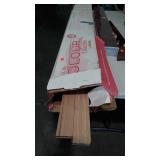 Box of oak hardwood flooring