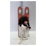 Wall decor papoose doll wall plaque
