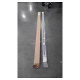 White curtain rods 180" long