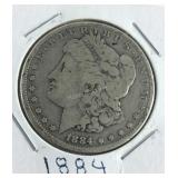 1884 Morgan Dollar