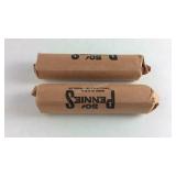 2 Rolls Misc. Date Wheat Pennies