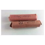 2 Rolls Misc. Date Wheat Pennies