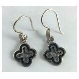 925 Sterling Celtic Style Dangle Earrings