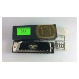 Honner Brand New Harmonica In Case With